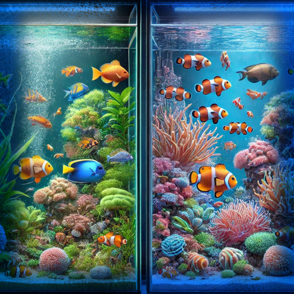 Freshwater vs. Saltwater Tanks: Find Your Perfect Aquarium Match